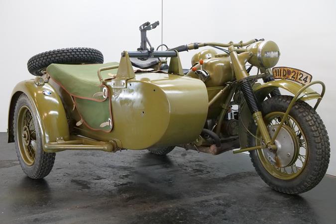 BMW R75 combination 1943 750cc 2 cyl ohv