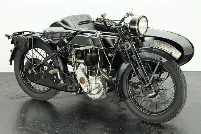 Sunbeam Model 6 1928 500cc 1 cyl sv Combination
