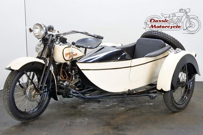 Harley Davidson VLD 1934 1212cc 2 cyl sv Combination