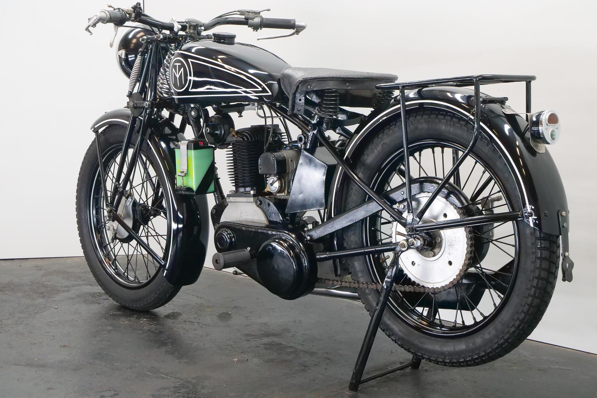 Classic Motorcycle M T 500 Jap 1930 500cc 1 Cyl Sv