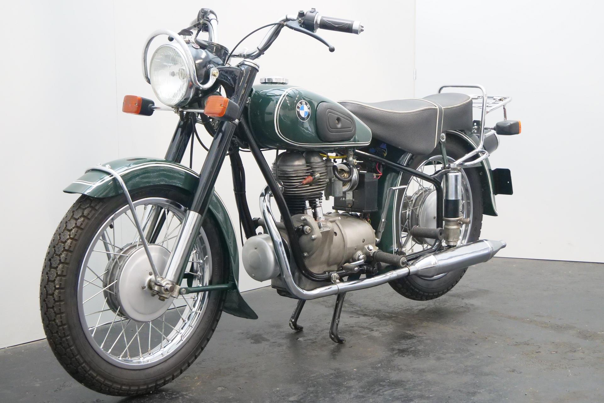 Classic Motorcycle Bmw R25 3 1954 250cc 1 Cyl Ohv