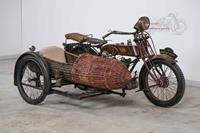 AJS Model D 1918 800cc 2 cyl sv combination