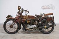 AJS Model D 1918 800cc 2 cyl sv combination