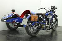Praga BD 500 1928 500cc 1 cyl dohc Combination