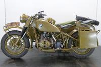 BMW R75 combination 1943 750cc 2 cyl ohv