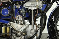 Praga BD 500 1928 500cc 1 cyl dohc Combination