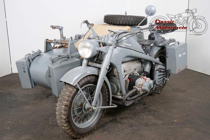 Zündapp KS750 1943 751cc 2 cyl ohv combination