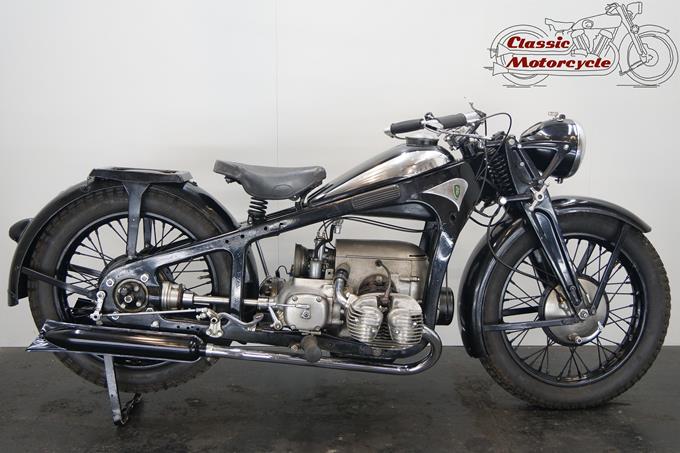 Classic Motorcycle Zundapp KS600 1939 600cc 2 cyl ohv